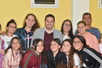 Visita de apyo a los grupos murgueros de Telde (Foto Francisco Javier Santana)